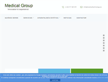 Tablet Screenshot of medicaltechnology.es